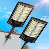 Azeivk Solar Lights Outdoor brightness showcase bright, wide-area yard illumination for safer pathways.