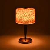 azhongxus salt lamp emits a warm amber glow for cozy evenings