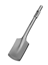 AZUNO HEX Clay Spade Bit in use, efficient digging with HEX hammer