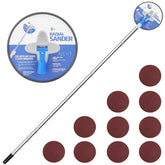 Azure Cantara drywall sander with 9-inch round head for rapid coverage
