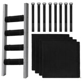 Badashun bunk bed ladder pad cover helps reduce slipping and adds comfort.
