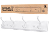 Badiano wooden coat rack wall-mounted neatly organizes coats and bags.