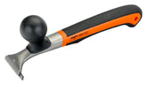Bahco Ergo carbide scraper with 2-1/2-inch blade for efficient coating removal on wood, metal, concrete.