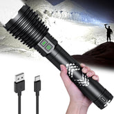 Baibian rechargeable flashlight beam for outdoor use and emergencies