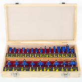BAIDETS router bits set in blue case for versatile woodworking tasks