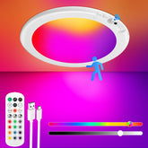 Bairth rechargeable motion sensor ceiling light shown ready for wireless installation in any room