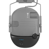 BAISHARK Walker earmuff adapter setup demonstrates wireless conversion for clutter-free listening