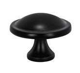 Banqin 10-pack cabinet knobs front view with sleek black mushroom design for updated drawers.