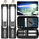 Banral rechargeable flashlight with 8 modes offers bright, far-reaching illumination for outdoor adventures.