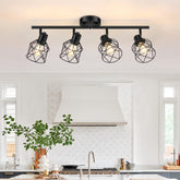 Baocuz 4-lights semi-flush mount ceiling light with adjustable arms for versatile room illumination.