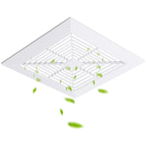 Baquler square exhaust fan cover 11x11 with springs for easy installation