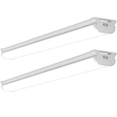 Barrina LED shop lights 4ft with hidden wiring for a seamless ceiling look.