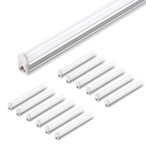 Barrina LED T5 4ft shop light unboxed for quick garage setup