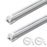 Barrina T8 LED shop light 4ft front view delivers bright garage illumination