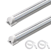 Barrina T8 LED shop light 4ft front view for bright workshop illumination