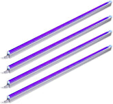 Barrina UV LED blacklight bar illuminates posters with vivid fluorescence