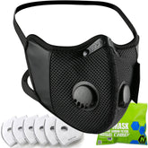 BASE CAMP M Cross Dust Mask with dual quick-release straps for long-wear comfort.