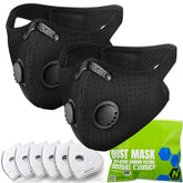 BASE CAMP M Pro dust mask front view offers breathable comfort for extended wear.