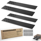 BATODA 12inch countertop brackets front view highlights sturdy steel for granite countertops