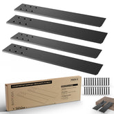 BATODA 14inch countertop brackets in steel with concealed mounting for granite shelves.