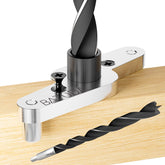 BATODA dowel jig kit aluminum body enables precise shelf holes.
