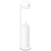 Batoliet four-roll stand keeps bathroom tissues within reach and neatly organized.