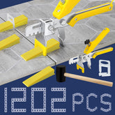 BAUMFEUER tile leveling kit parts for precise flat tiling during installation.