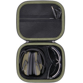 Baval storage case exterior view showing rugged protection for ear protection gear.