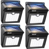 BAXIA Technology solar outdoor lights illuminate the front door for safer entry at night