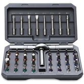 BaycoreX 42-in-1 screwdriver handle-assembly enables flexible reach in tight spaces.