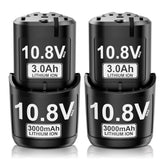 Bayhon two-pack 3.0Ah battery front view showing compact power for cordless tools.