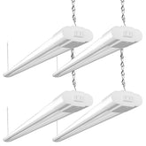 BBOUNDER 4ft linkable shop light on ceiling provides bright, even coverage for busy spaces.