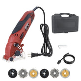 BDJHMP corded mini circular saw compact design for tight spaces and precise cuts.