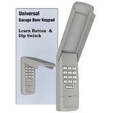 BeanKOneal universal garage door keypad backlit keys for easy nighttime entry.