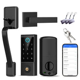 BEBASIA fingerprint scan front-door lock for quick entry