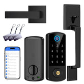 BEBASIA keyless entry deadbolt front view for secure home access