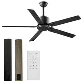 BECLOG 42-inch black ceiling fan with remote for effortless cooling