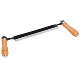 Beendou 8-inch curved draw knife shows bark removal for fast woodworking prep