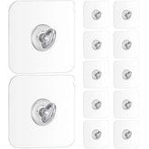 Beeveer adhesive ceiling hook 12-pack installed on a smooth surface for lightweight items.