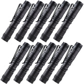 Beieverluck 10-pack penlights with clips for easy hands-free lighting on camping trips.