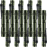 Beieverluck 10-pack pen light with clip for easy organization and quick access.