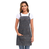 Beitiny Denim Apron with cross-back straps offers ergonomic support for long tasks.