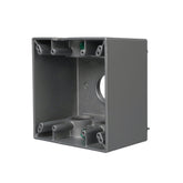 BELL 2-Gang Weatherproof Deep Box exterior view for outdoor wiring