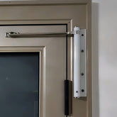 Bellairis automatic door closer with stainless steel body for interior doors.