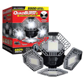 Bell+Howell QUADBURST four-panel angles for customizable ceiling lighting.