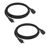 Belllights 2-pack 6ft extension cord with 3-prong plug for indoor and outdoor use.