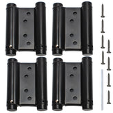 BENERAY 3-inch double-action hinges close-up in stainless steel for durability.