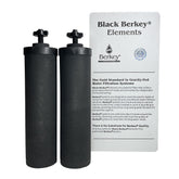 Berkey authentic black BB9-2 element front view for reliable gravity-fed purification.