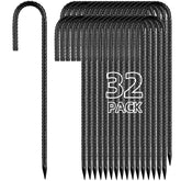 Besitu 12-inch J Hook Ground Stakes ready for securing outdoor decorations.