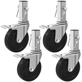 Besitu 5-inch scaffolding wheels set of four for mobile work platforms.